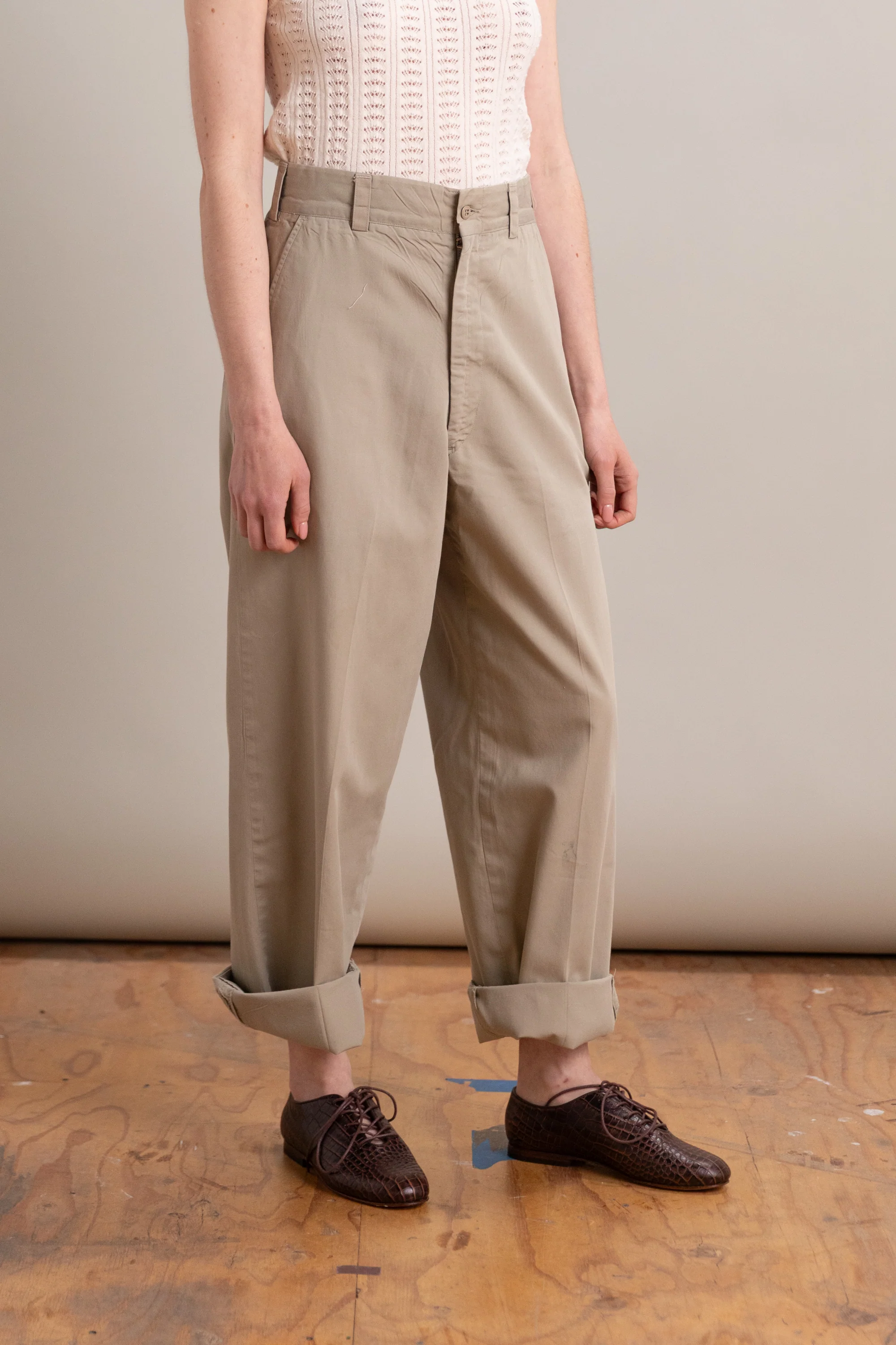 VINTAGE KHAKI PANTS, 27x29 - Image 6