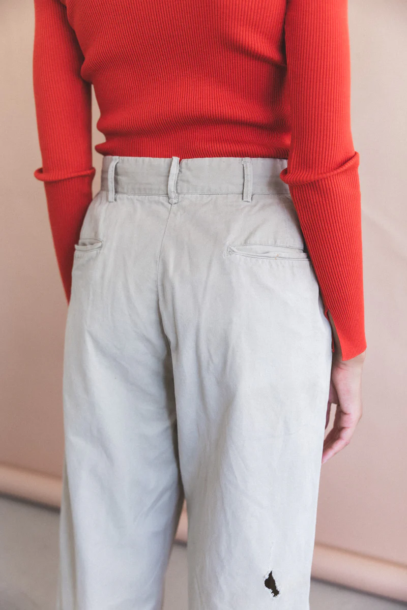 VINTAGE KHAKI PANTS, 28x27 - Image 11