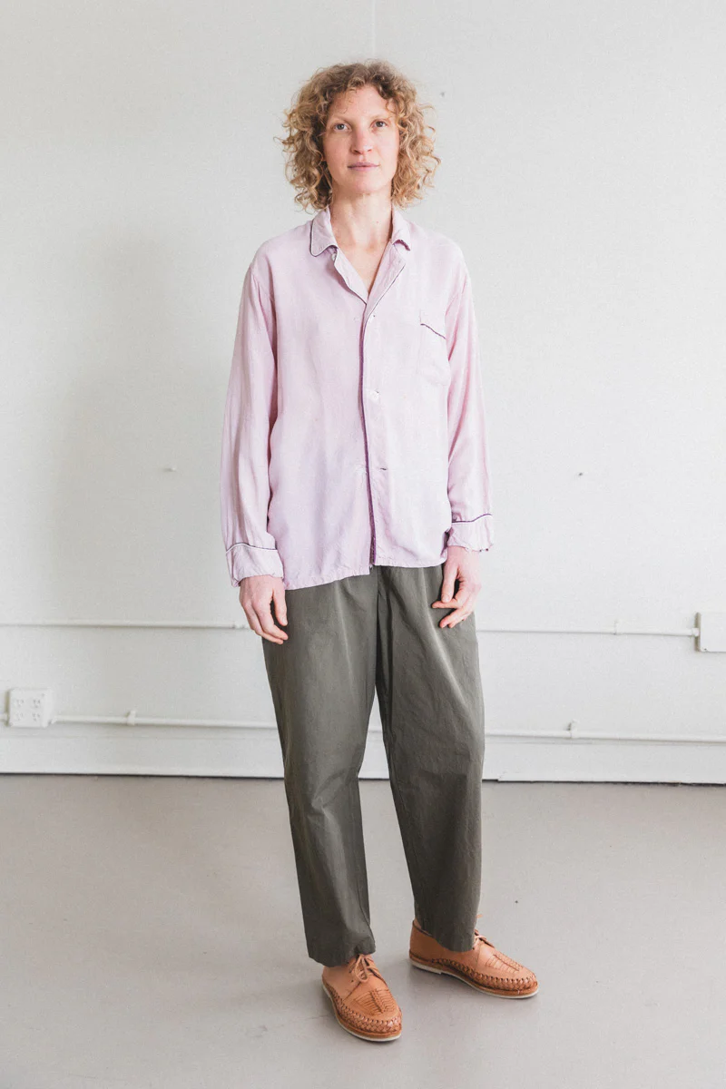 VINTAGE PAJAMA TOP 08 - Image 3