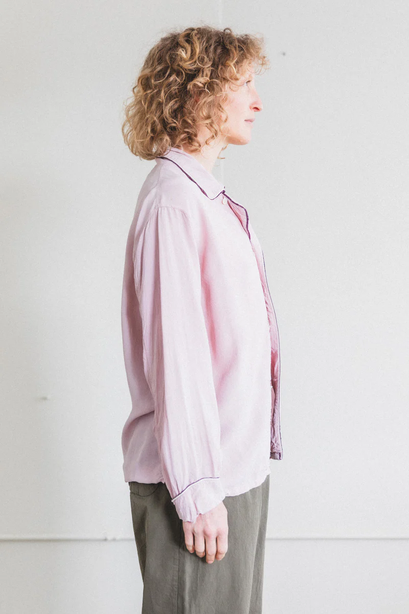 VINTAGE PAJAMA TOP 08 - Image 5