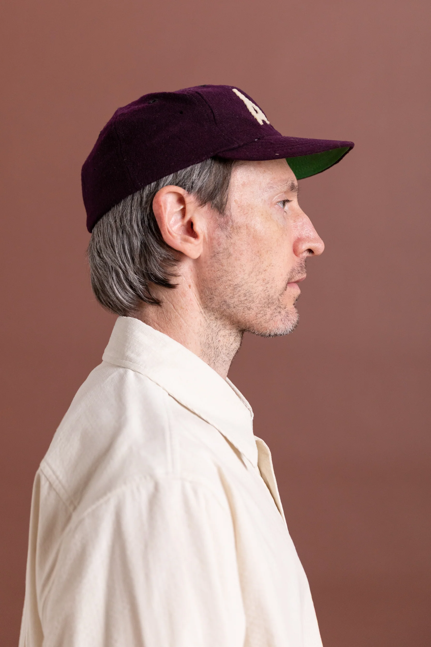 VINTAGE WOOL BASEBALL CAP 02 - Image 3