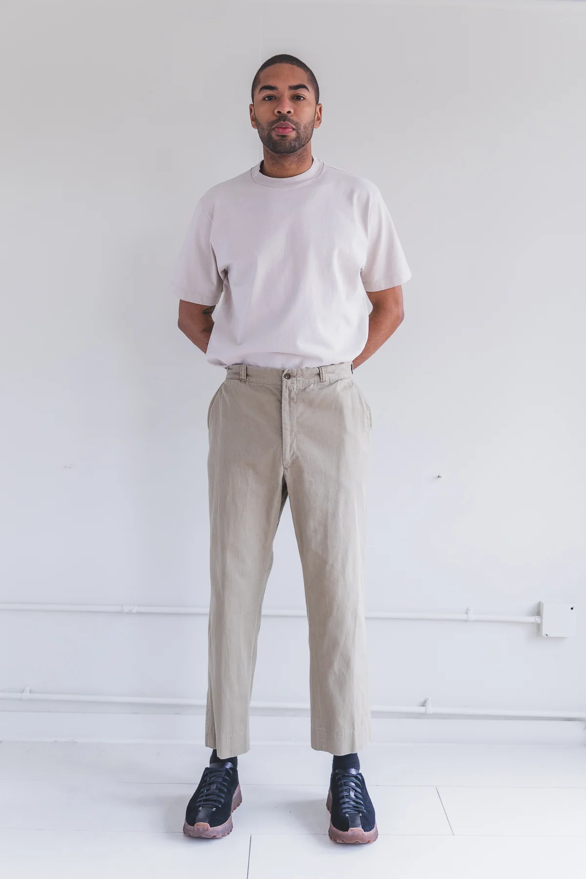 VINTAGE WORK PANTS 26 - Image 3