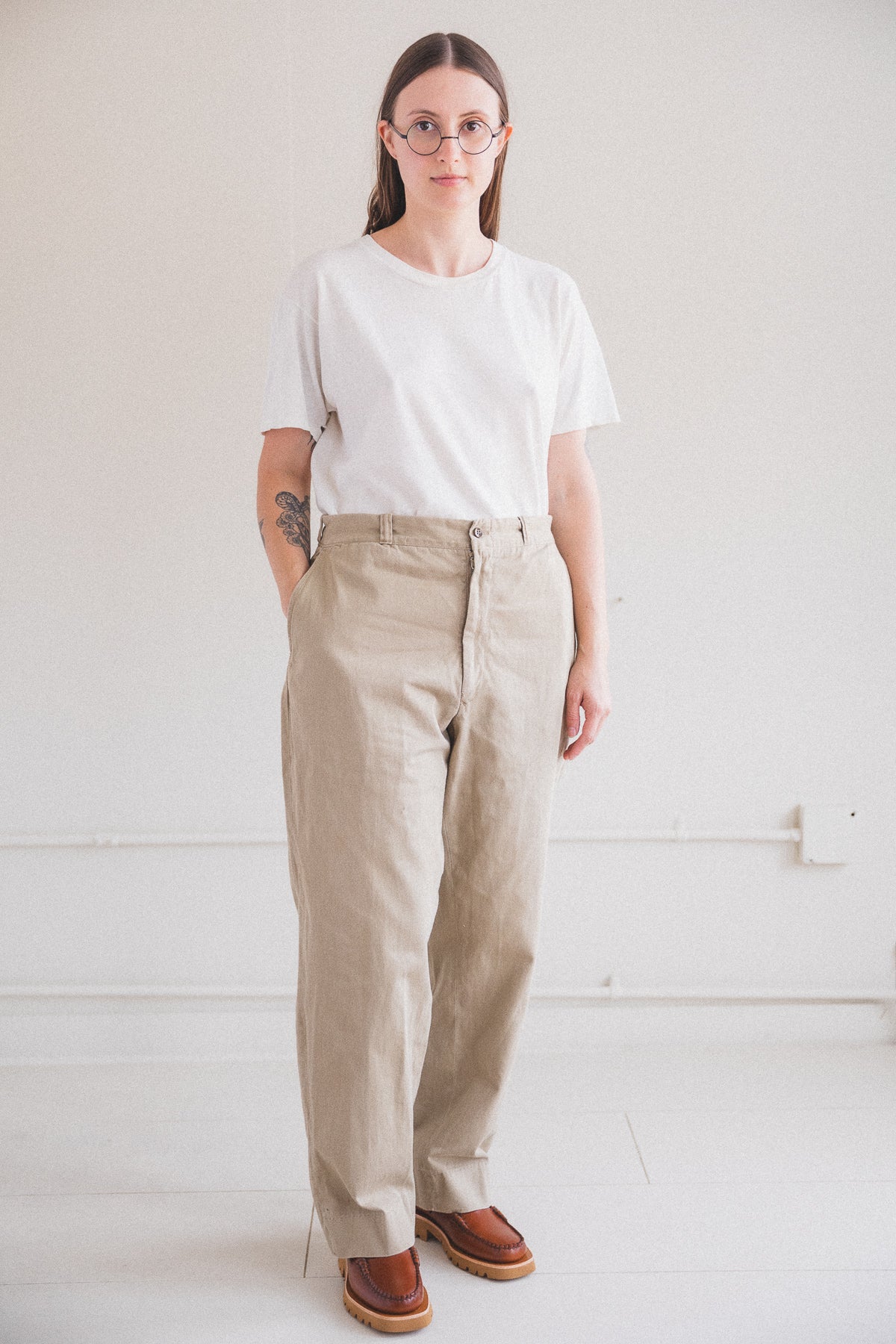 VINTAGE WORK PANTS 26 - Image 9