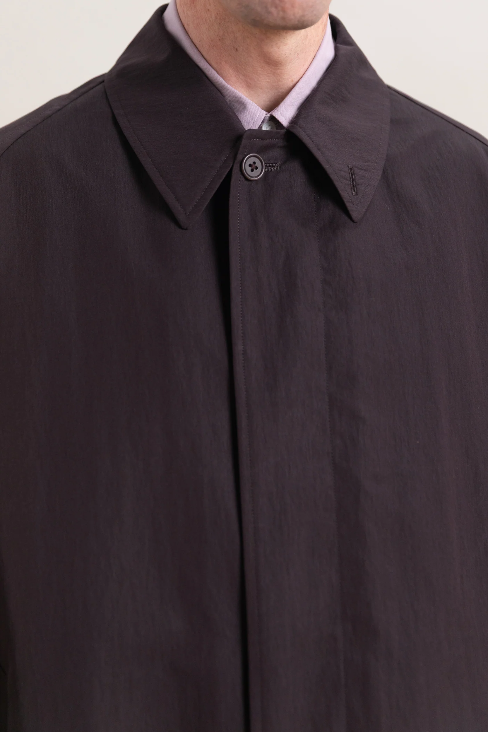 WALKER COAT IN ESPRESSO COTTON NYLON WATER REPELLENT TWILL - Image 6