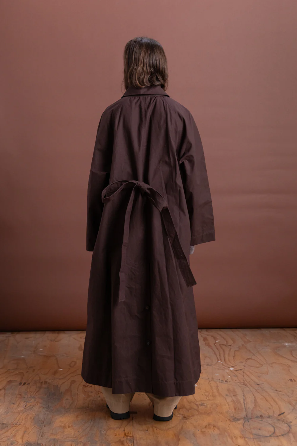 WICKHAM MAC IN DARK MULBERRY BRITISH DRY OILSKIN - Image 10