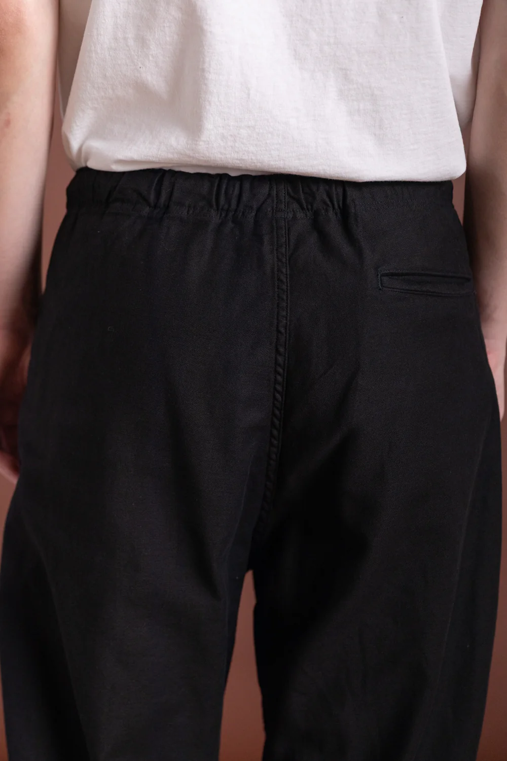 WIDE FIT NEW YORKER PANTS IN BLACK - Image 6