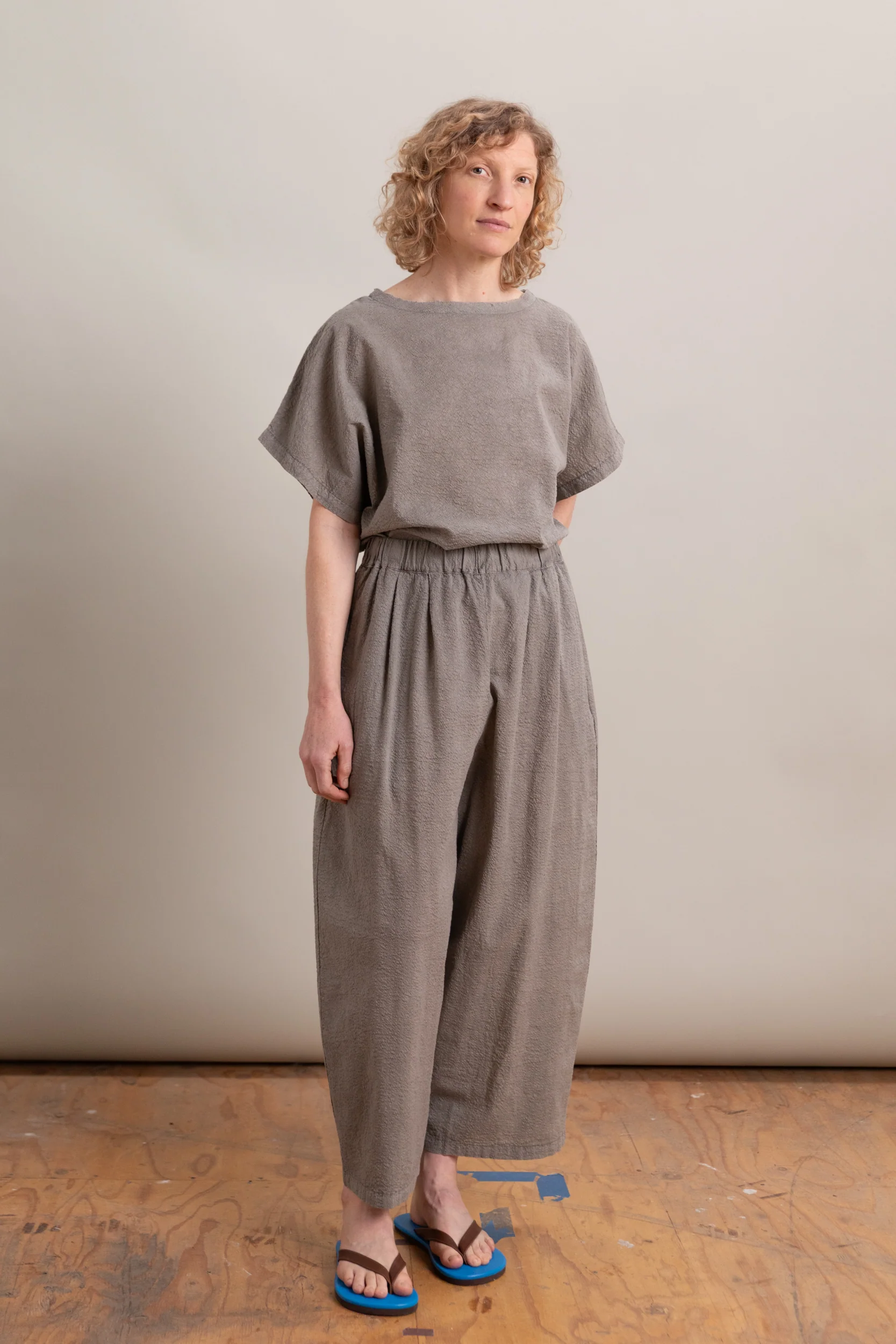 WIDE PANTS IN P. GREY - Image 3