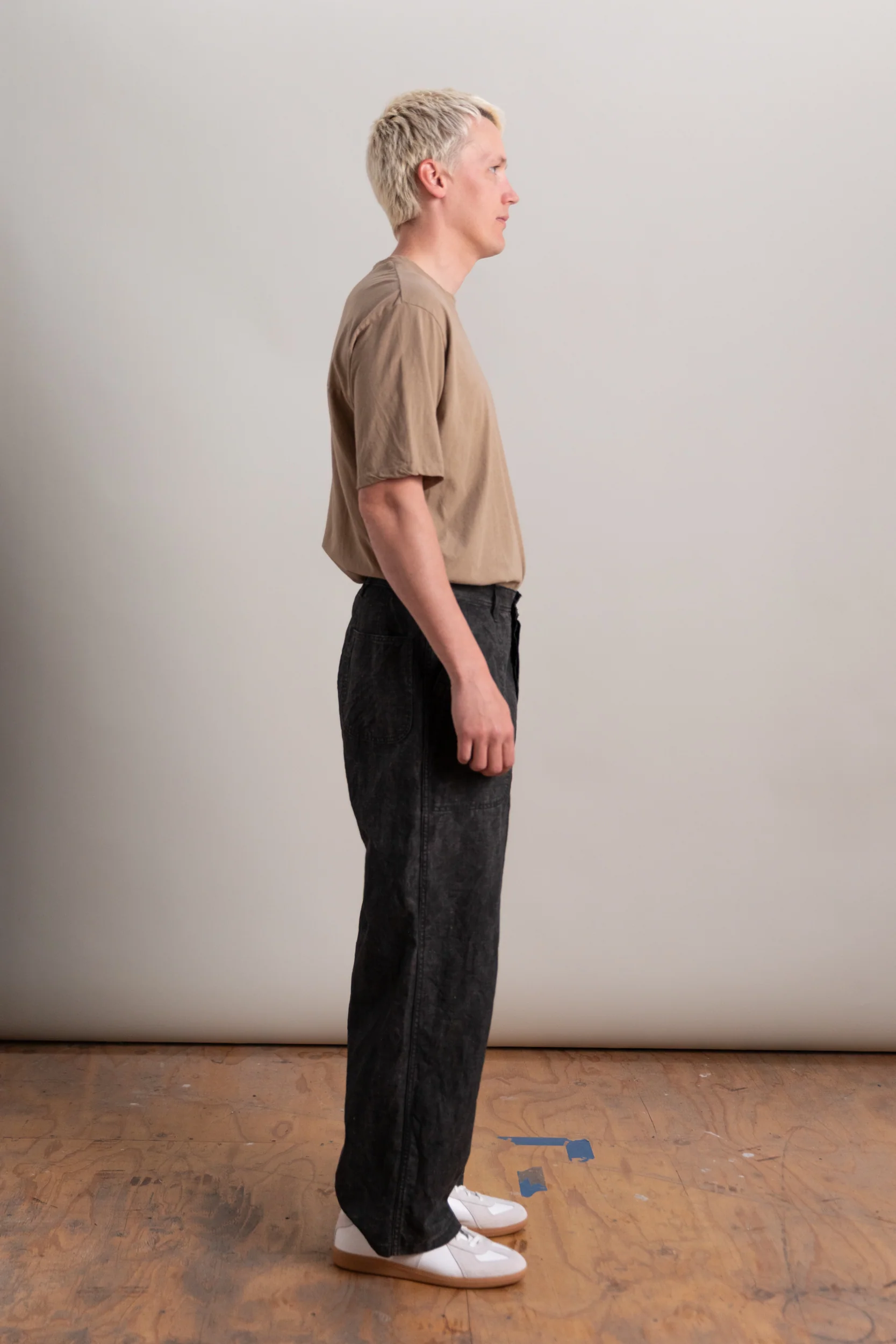 WWⅡ 40'S U.S NAVY SUMI COATED LINEN UTILITY TROUSERS - Image 3