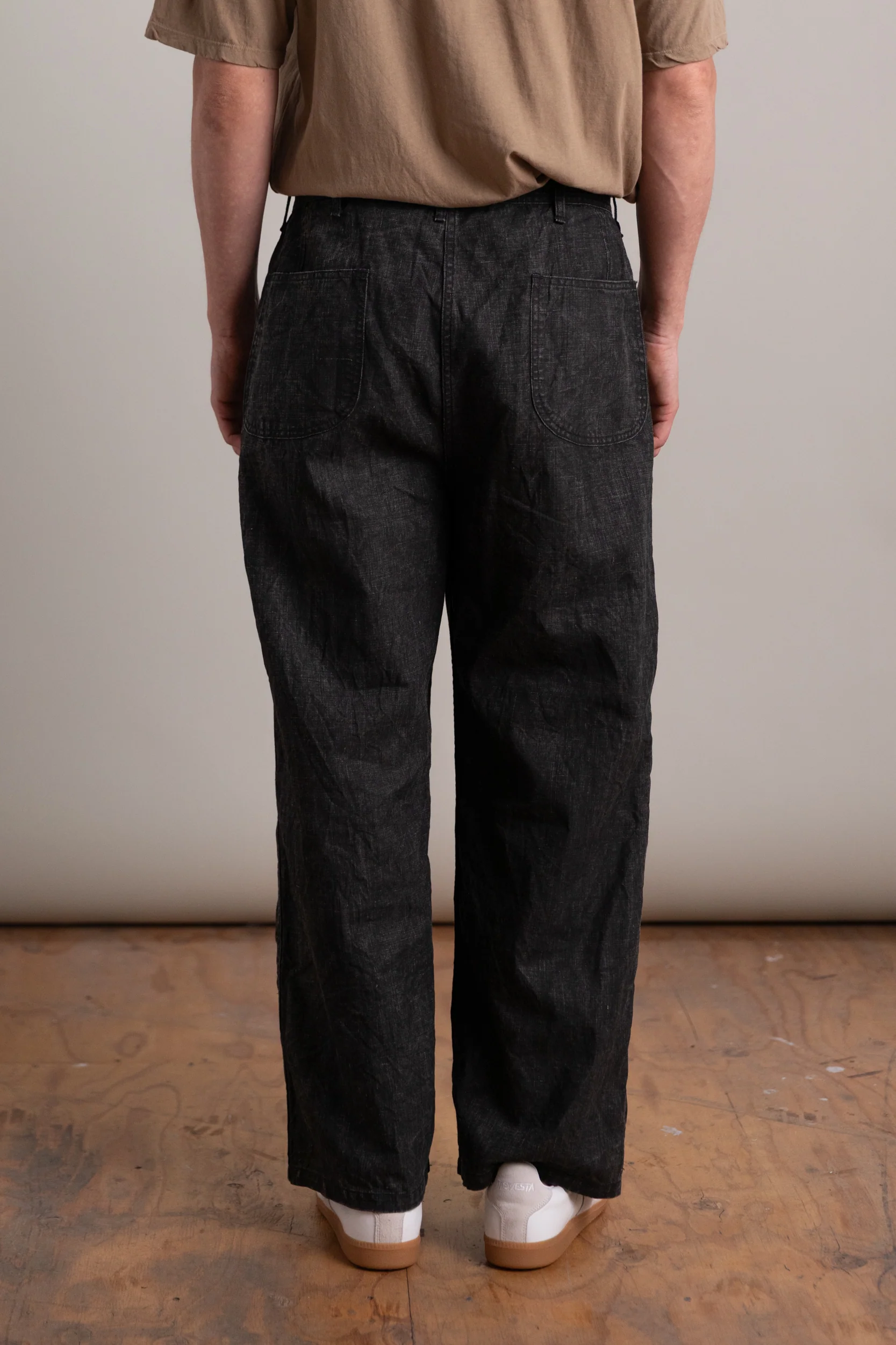 WWⅡ 40'S U.S NAVY SUMI COATED LINEN UTILITY TROUSERS - Image 4